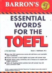 نمایش جزئیات برای  ESSENTIAL WORDS FOR THE TOEFL 4TH EDITION تصویر  ESSENTIAL WORDS FOR THE TOEFL 4TH EDITION
