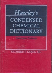 نمایش جزئیات برای  HAWLEYS CONDENCED CHEMICAL DICTIONARY تصویر  HAWLEYS CONDENCED CHEMICAL DICTIONARY
