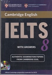 نمایش جزئیات برای  cambridge ielts 8 + cd تصویر  cambridge ielts 8 + cd