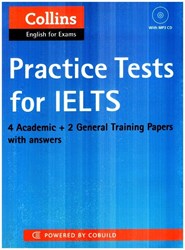 تصویر  practice tests for lelts+cd)collins)