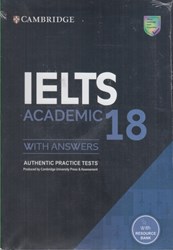 تصویر  cambridge ielts 18 academic + cd