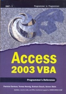 تصویر  access 2003 vba programmers reference
