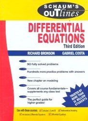 تصویر  SCHAUMS OUTLINE SERIES OF DIFFERENTIAL EQUATIONSمعادلات ديفرانسيل