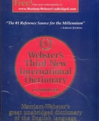 تصویر  websters third new international dictionary
