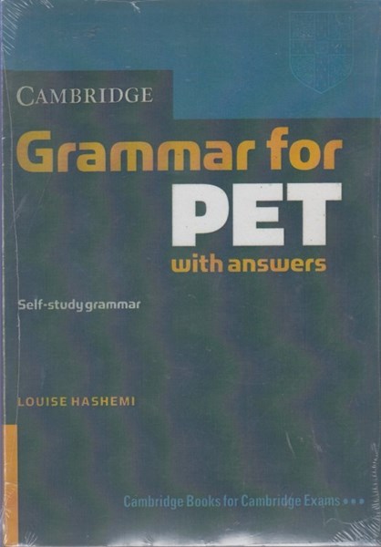 تصویر  grammar for pet, with answers
