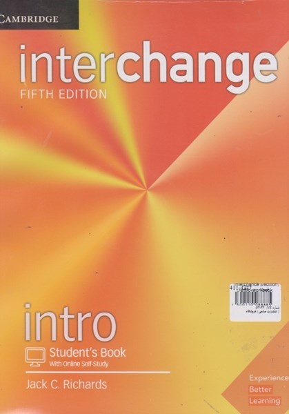 تصویر  interchance (5 edition) intro+workbook