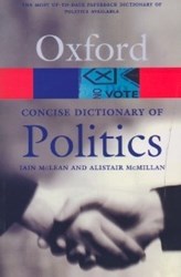 تصویر  Oxford CONCISE DICTIONARY OF POLITICS IAIN MCLEAN AND ALISTAIR MCMILILAN