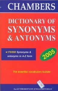 تصویر  DICTIONARY OF synonyms & ANTONYMS