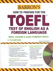 تصویر  BARRON S HOW TO PREPARE FOR THE TOEFL TEST OF ENGLISH ASA FOREIIGN LANGUAGE