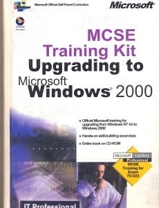 تصویر  MCSE training kit upgrading to microsoft windows 2000