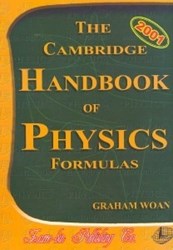تصویر  THE CAMBRIDGE HANDBOOK OF PHYSICS FORMULAS