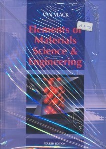 تصویر  ELements of materials science and engineering