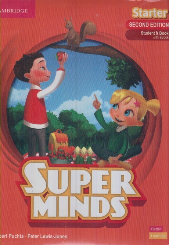 تصویر  super minds: student,s book + workbook : starter