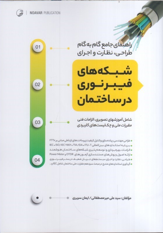 تصویر  راهنماي جامع گام به گام طراحي، نظارت و اجراي شبكه هاي فيبر نوري در ساختمان