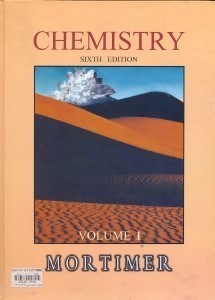 تصویر  CHEMISTRY SIX EDITION MORTIMER  VOLUME 1